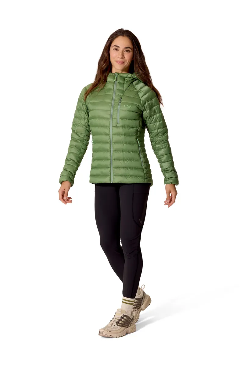 Rab Womens Microlight Alpine Hoody - Dark Fig Green-4