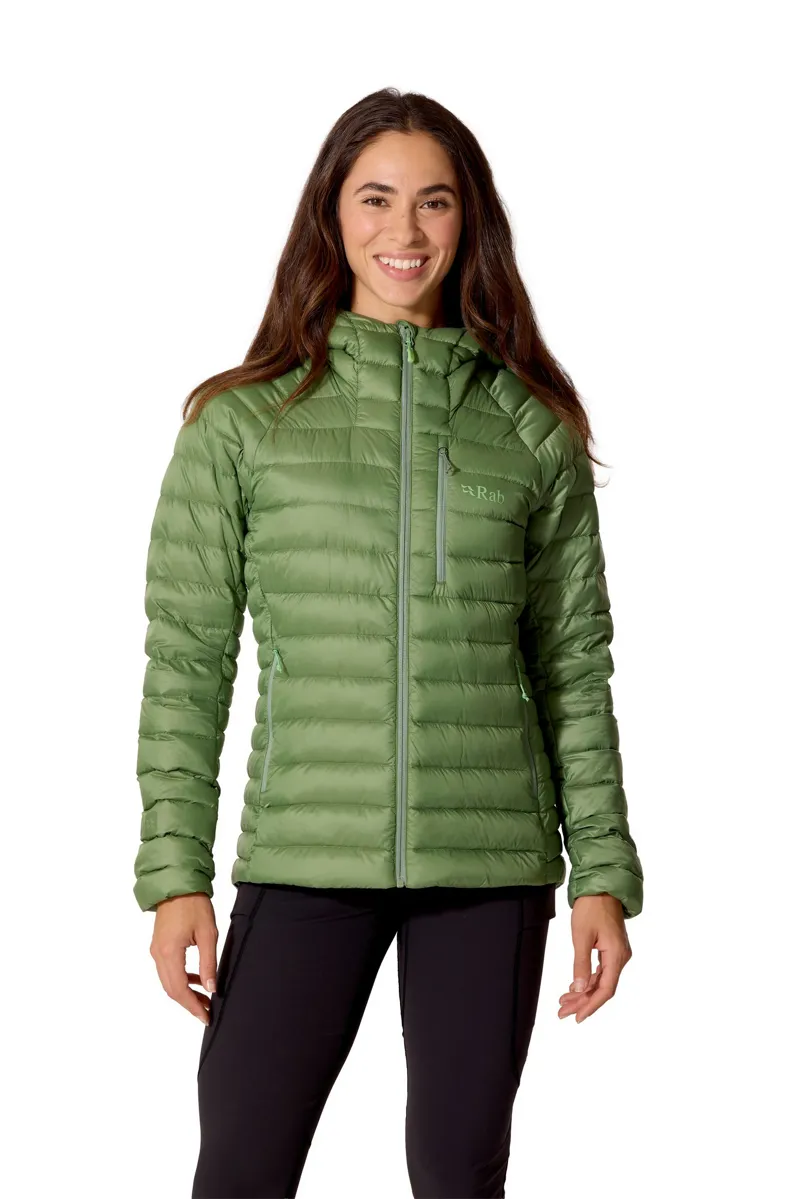 Rab Womens Microlight Alpine Hoody - Dark Fig Green-3