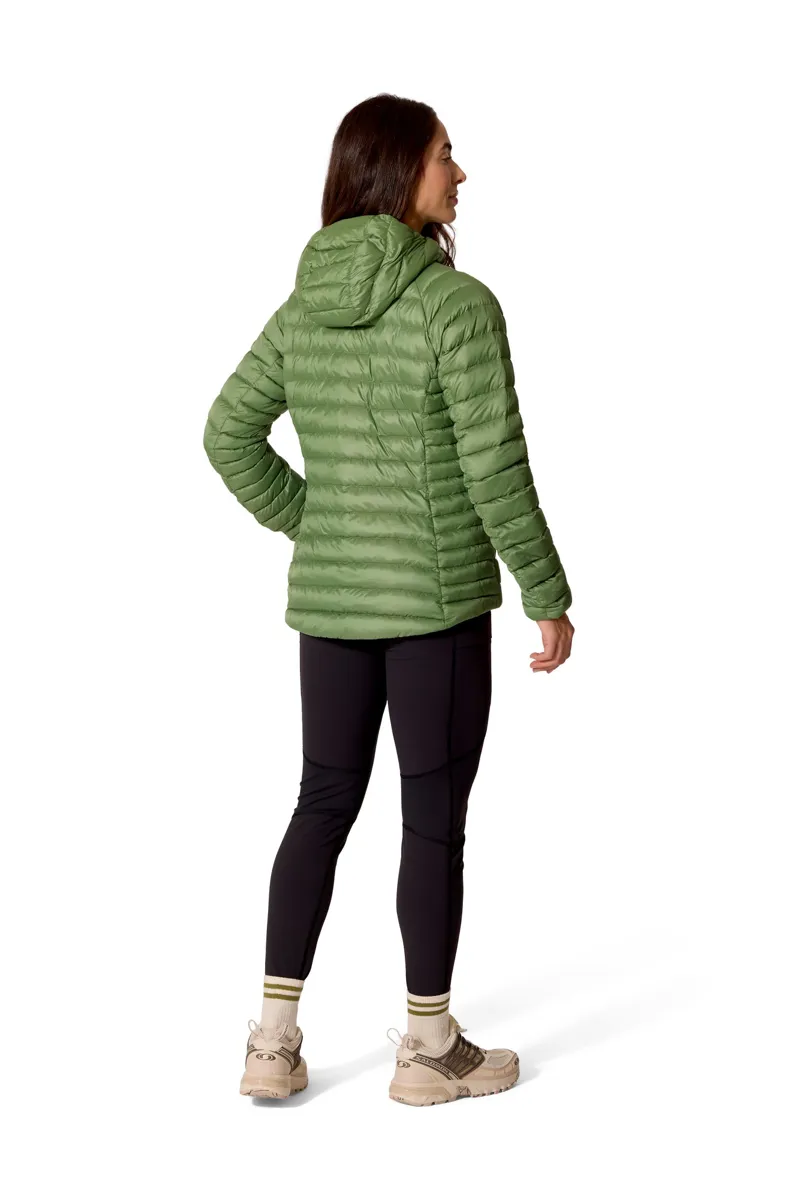 Rab Womens Microlight Alpine Hoody - Dark Fig Green-5