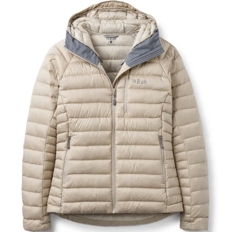 Rab Womens Microlight Alpine Hoody - Dark Pebble