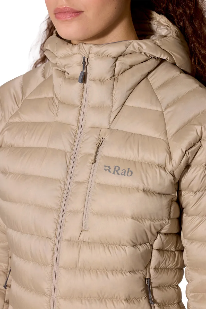Rab Womens Microlight Alpine Hoody - Dark Pebble-13