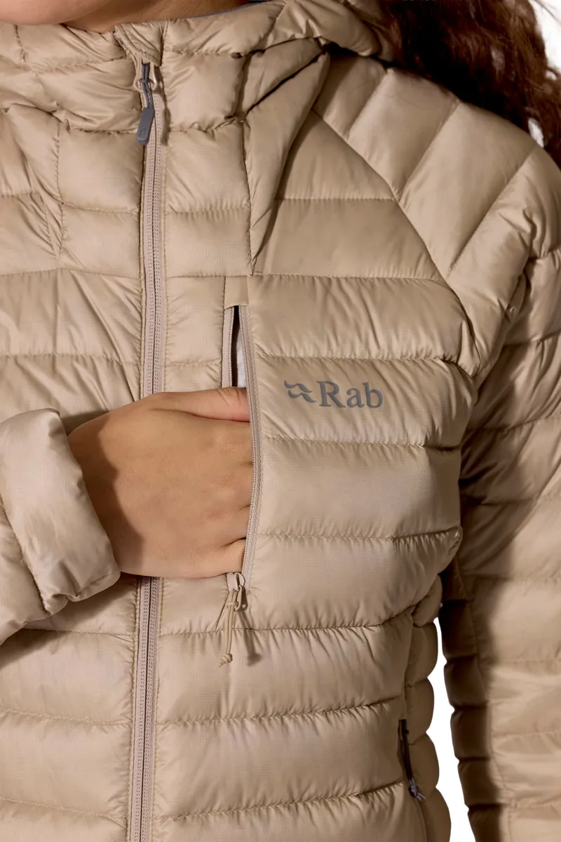 Rab Womens Microlight Alpine Hoody - Dark Pebble-8