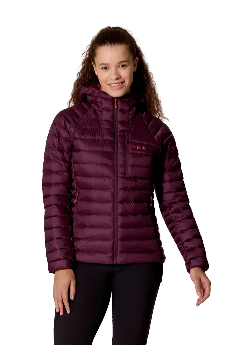 Rab Womens Microlight Alpine Hoody - Mulberry-2