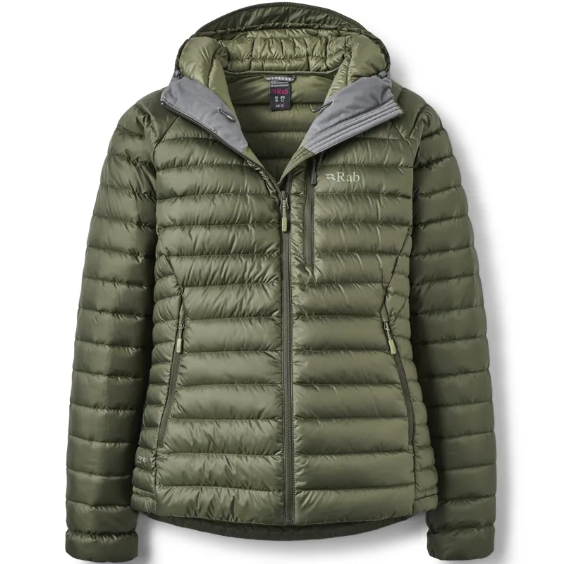 Rab Womens Microlight Alpine Jacket - Army