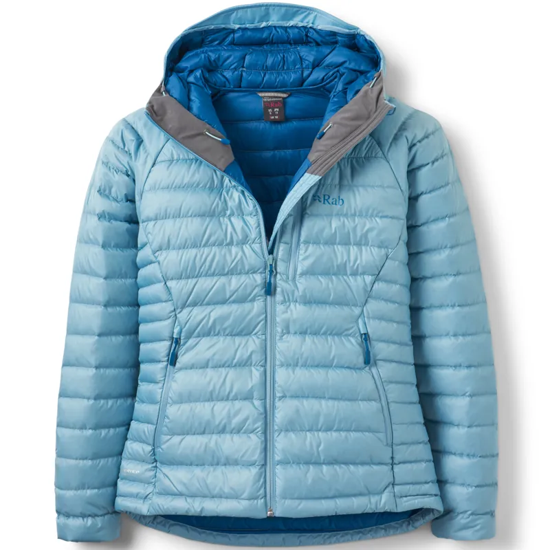 Rab Womens Microlight Alpine Jacket - Meltwater