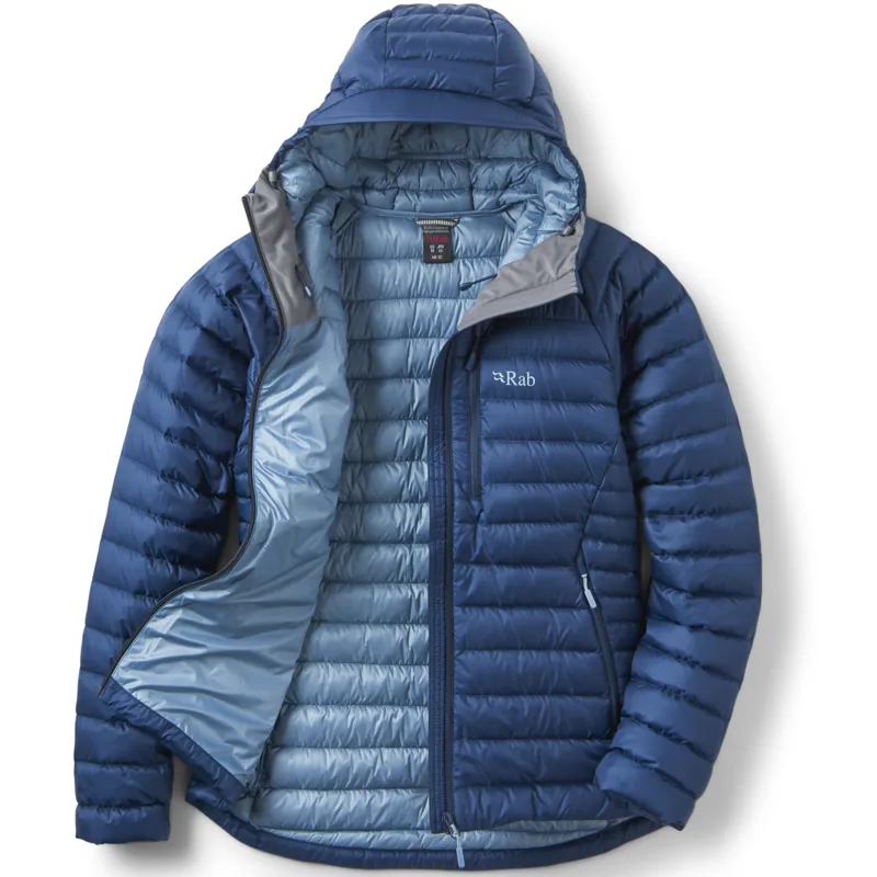 Rab Womens Microlight Alpine Jacket - Tempest Blue-1