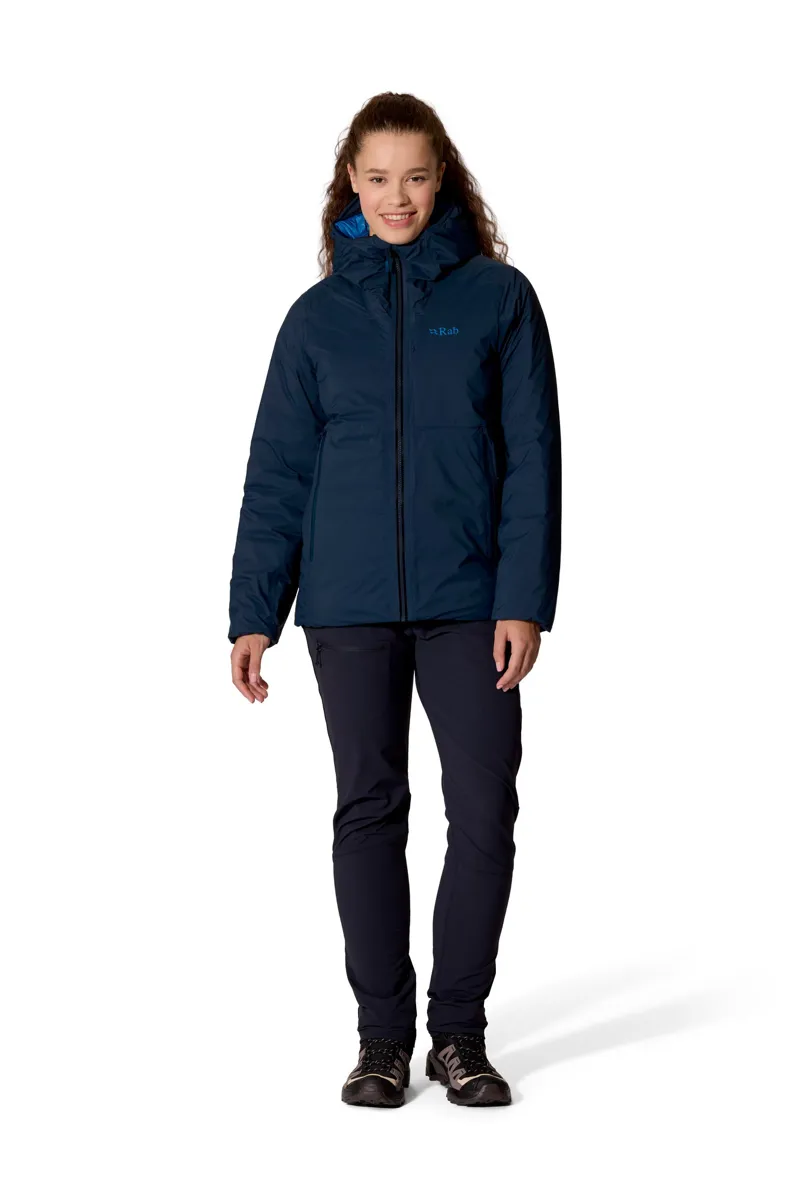 Rab Womens Microlight Shield Jacket - Galaxy Blue-2