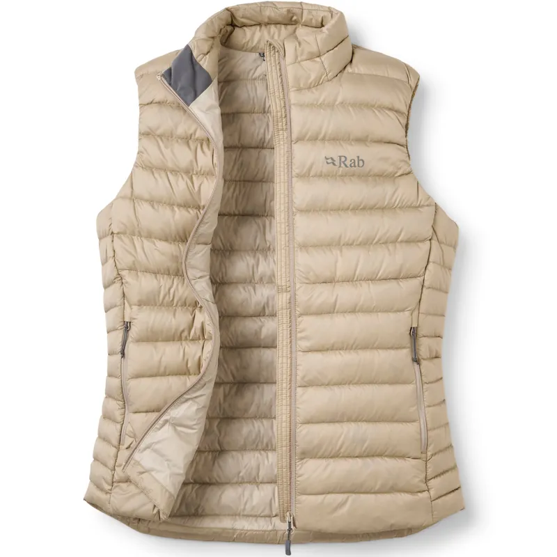 Rab Womens Microlight Vest - Dark Pebble-1