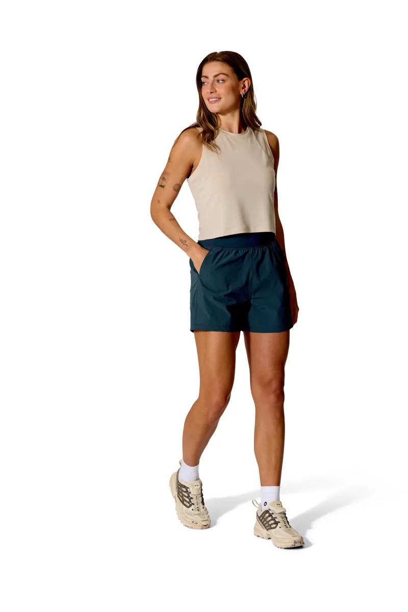 Rab Womens Momentum Shorts - Tempest Blue-2