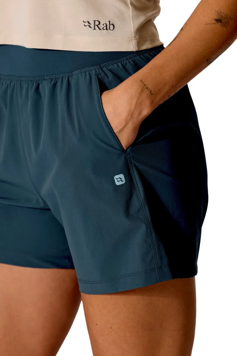 Rab Womens Momentum Shorts - Tempest Blue-5