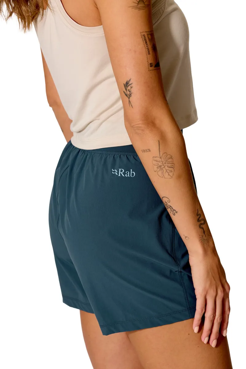 Rab Womens Momentum Shorts - Tempest Blue-6