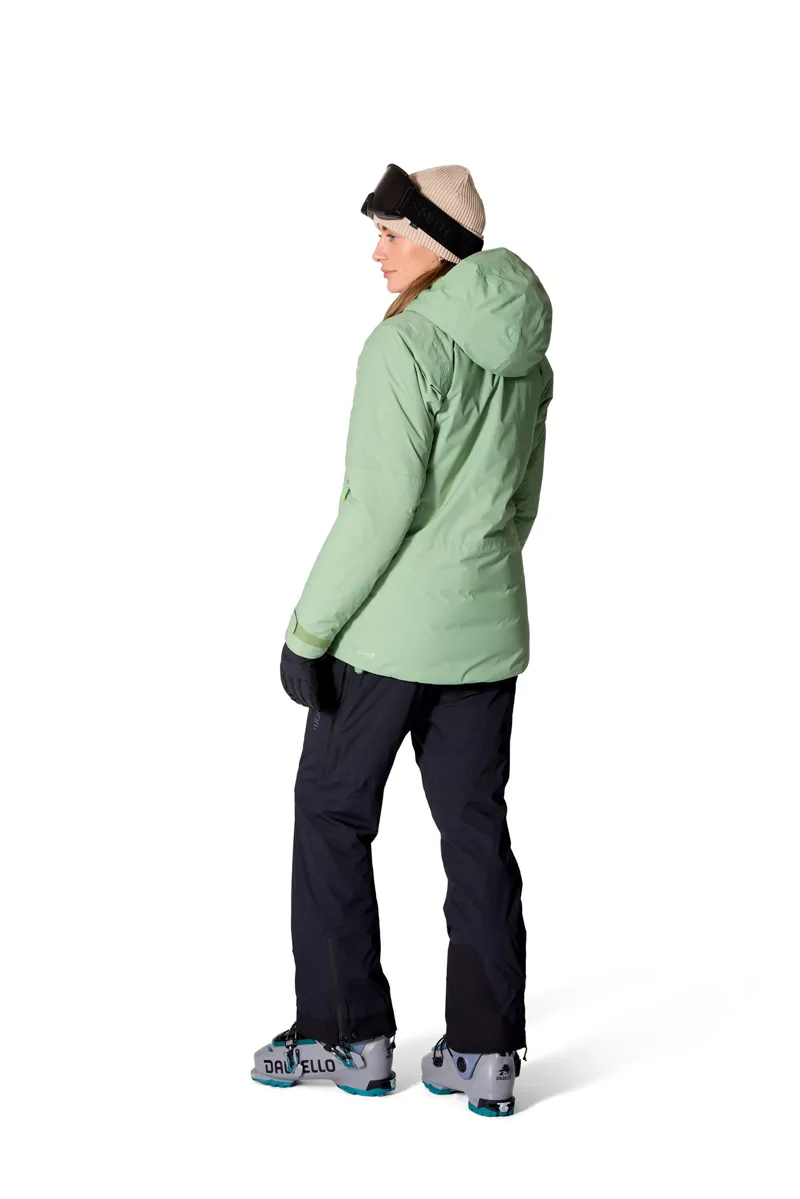 Rab Womens Optical Waterproof Down Jacket - Dark Fig Green-4