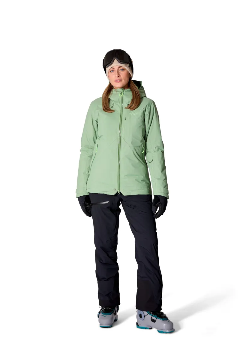 Rab Womens Optical Waterproof Down Jacket - Black-2