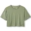 Rab Womens Rivelin Crop Tee - Dark Fig Green