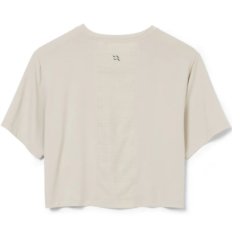Rab Womens Rivelin Crop Tee - Pebble-1