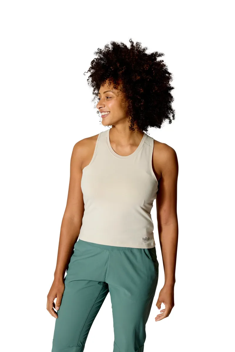 Rab Womens Rivelin Racerback Tank - Fig Green-2