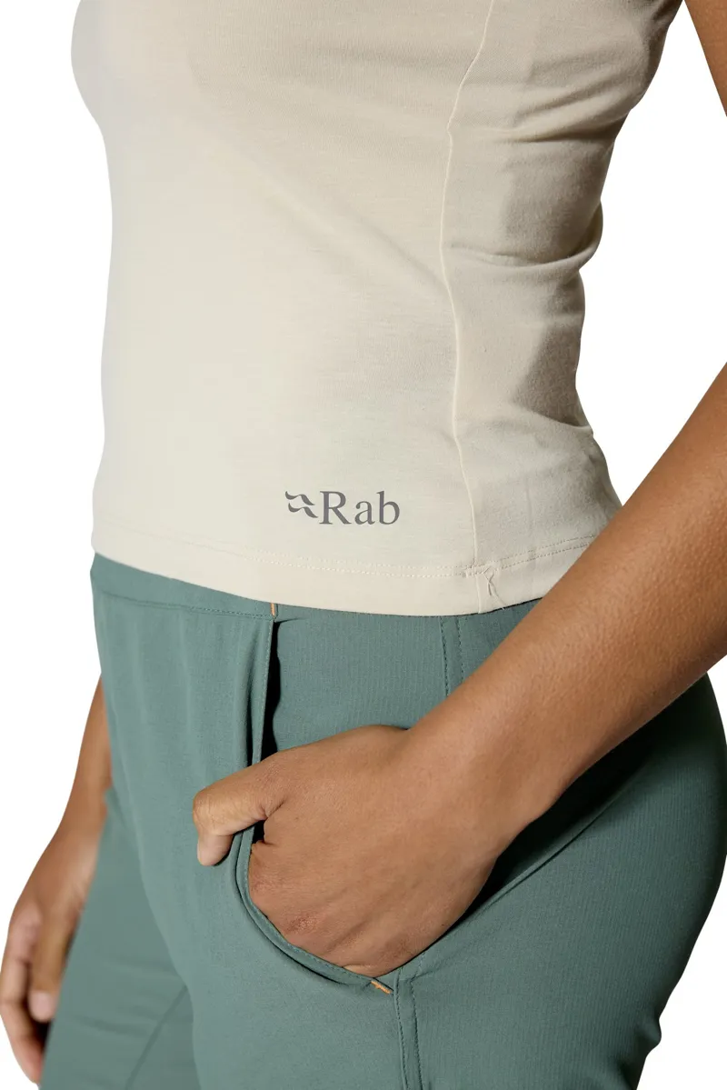 Rab Womens Rivelin Racerback Tank - Fig Green-5
