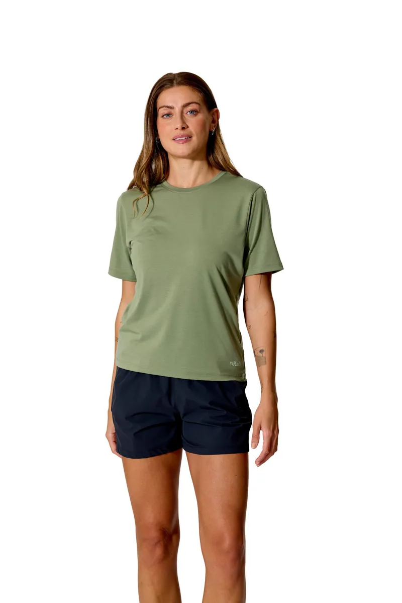 Rab Womens Rivelin Tee - Dark Fig Green-5