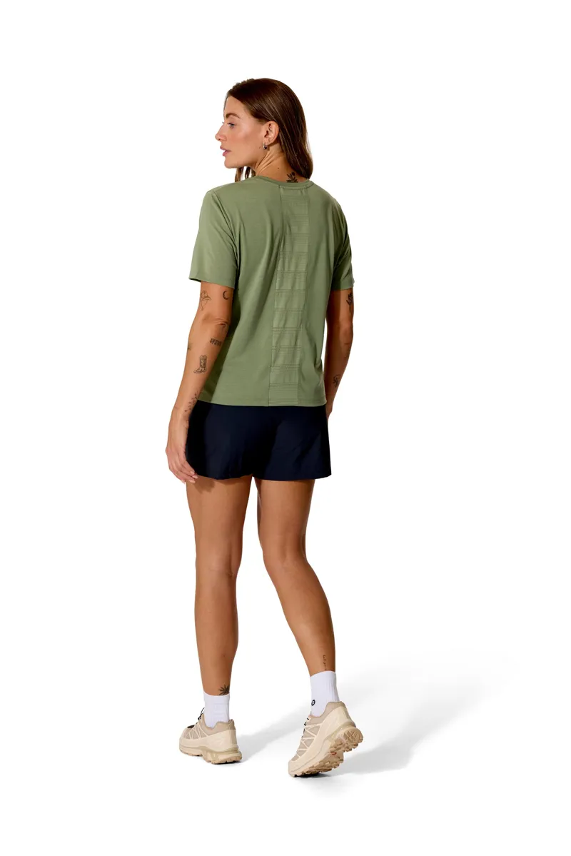 Rab Womens Rivelin Tee - Dark Fig Green-7