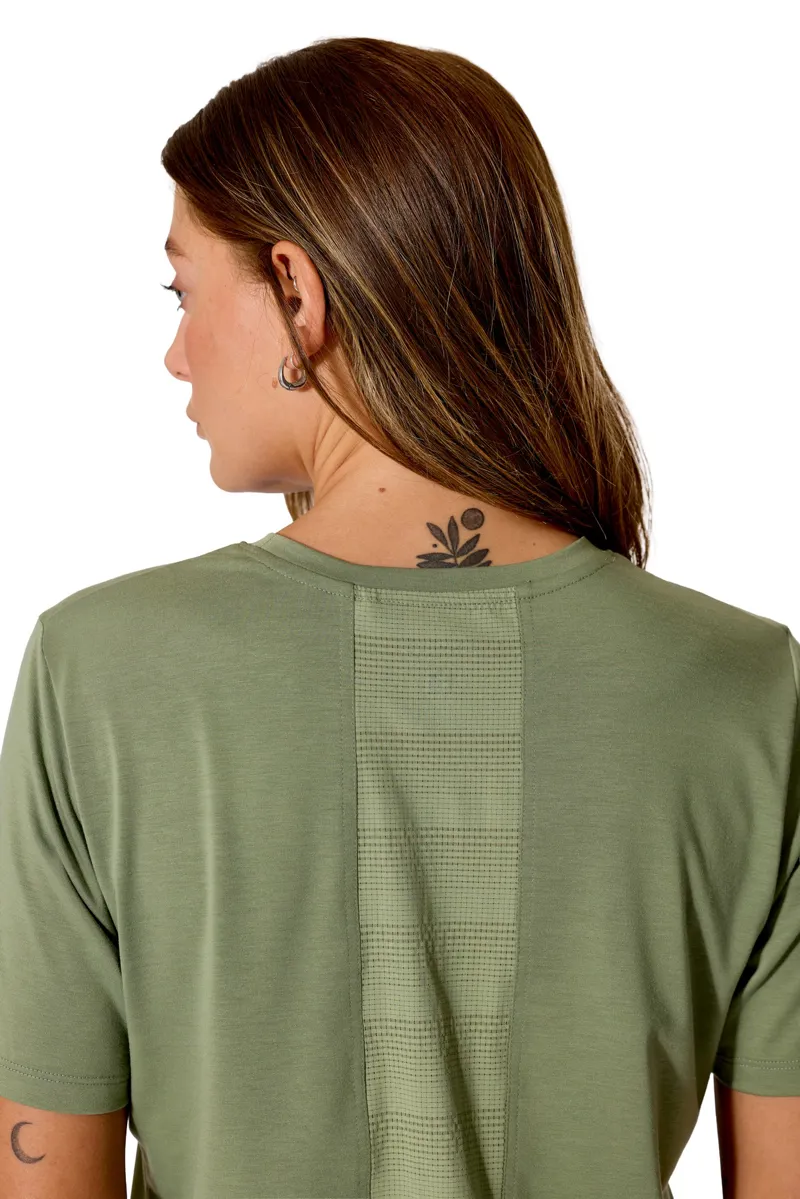 Rab Womens Rivelin Tee - Dark Fig Green-3