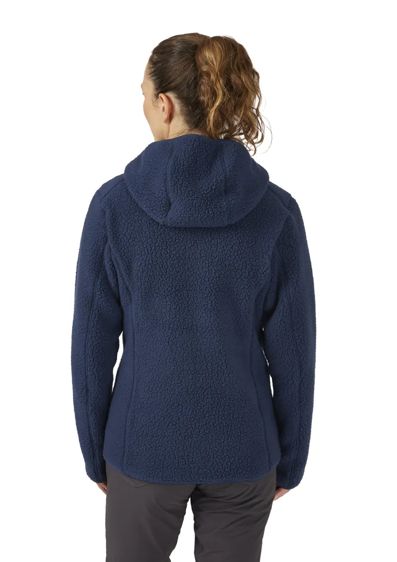 Rab Womens Shearling Hoody - Deep Ink-3