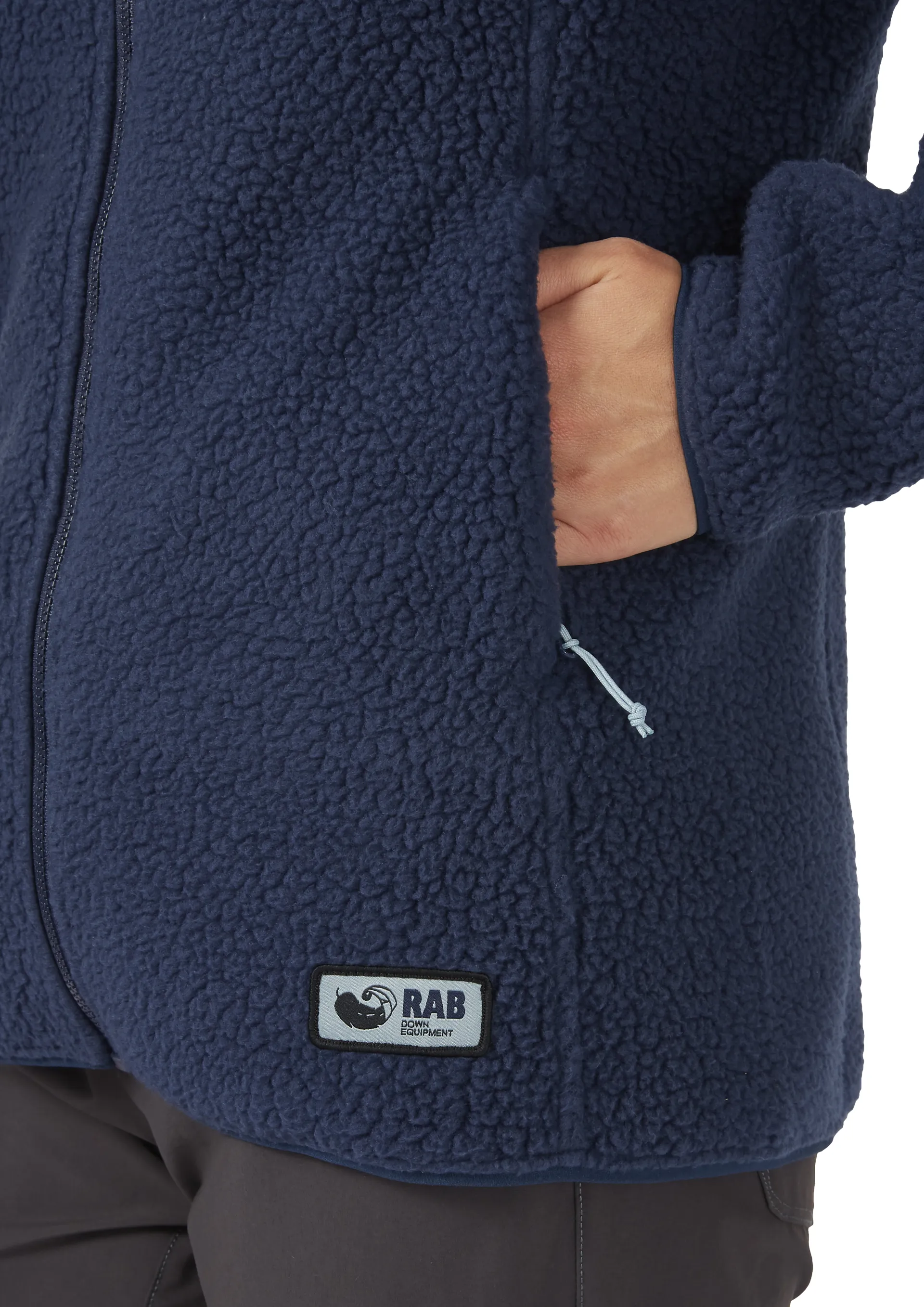 Rab Womens Shearling Hoody Deep Ink