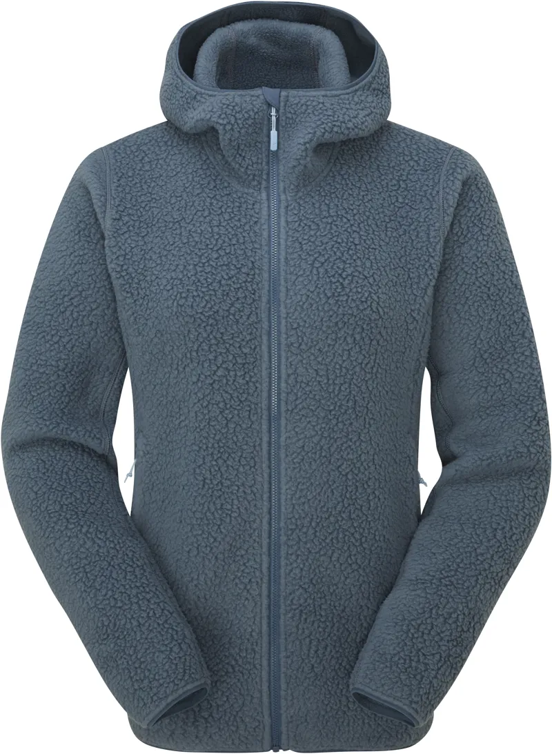 Rab Womens Shearling Hoody - Orion Blue
