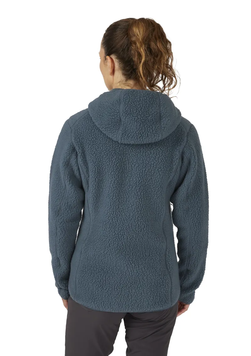 Rab Womens Shearling Hoody - Orion Blue-2
