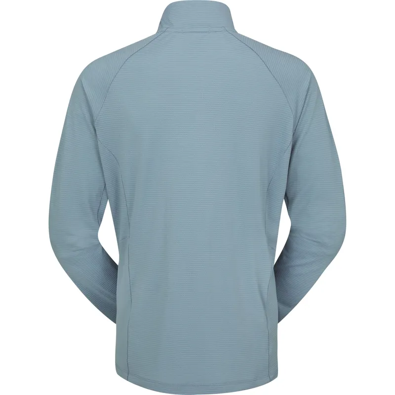 Rab Womens Sonic Long Sleeved Zip-Tee - Citadel-1