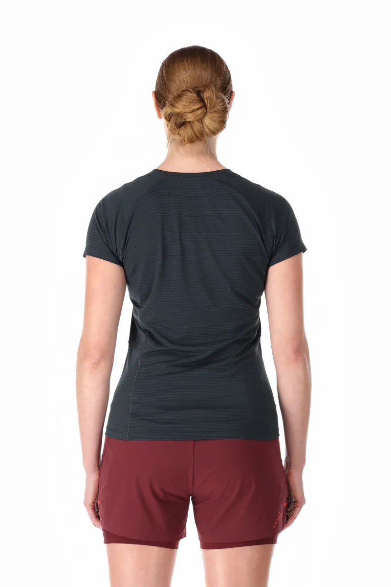 Rab Womens Sonic Short Sleeved Tee - Beluga-2