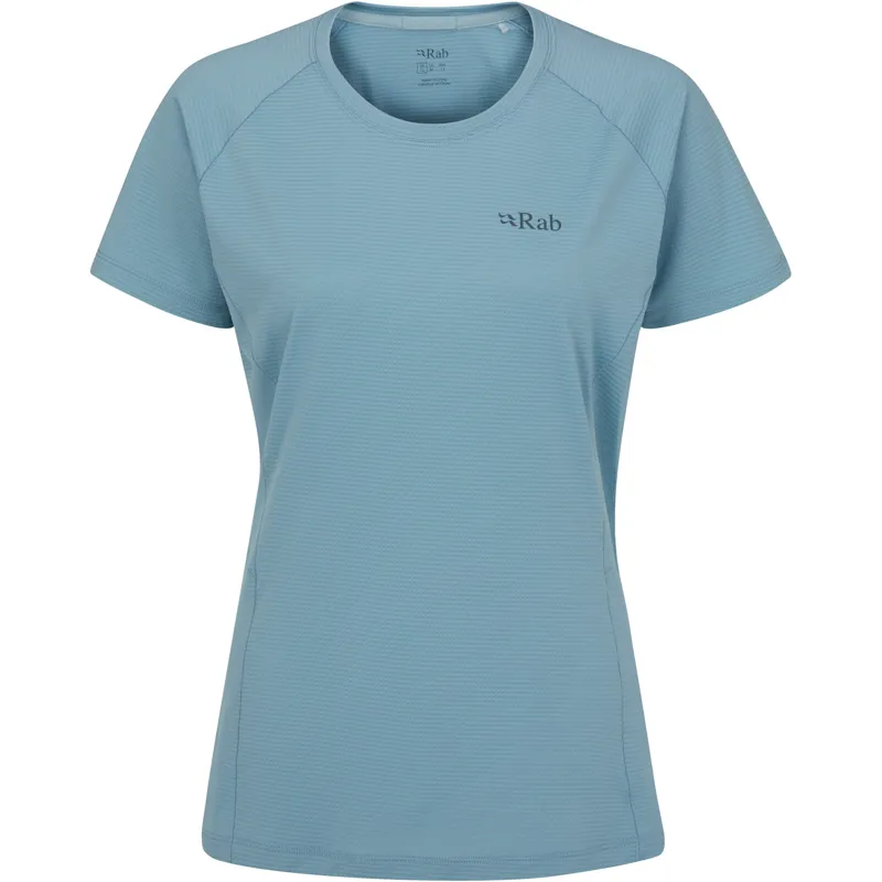 Rab Womens Sonic Short Sleeved Tee - Citadel