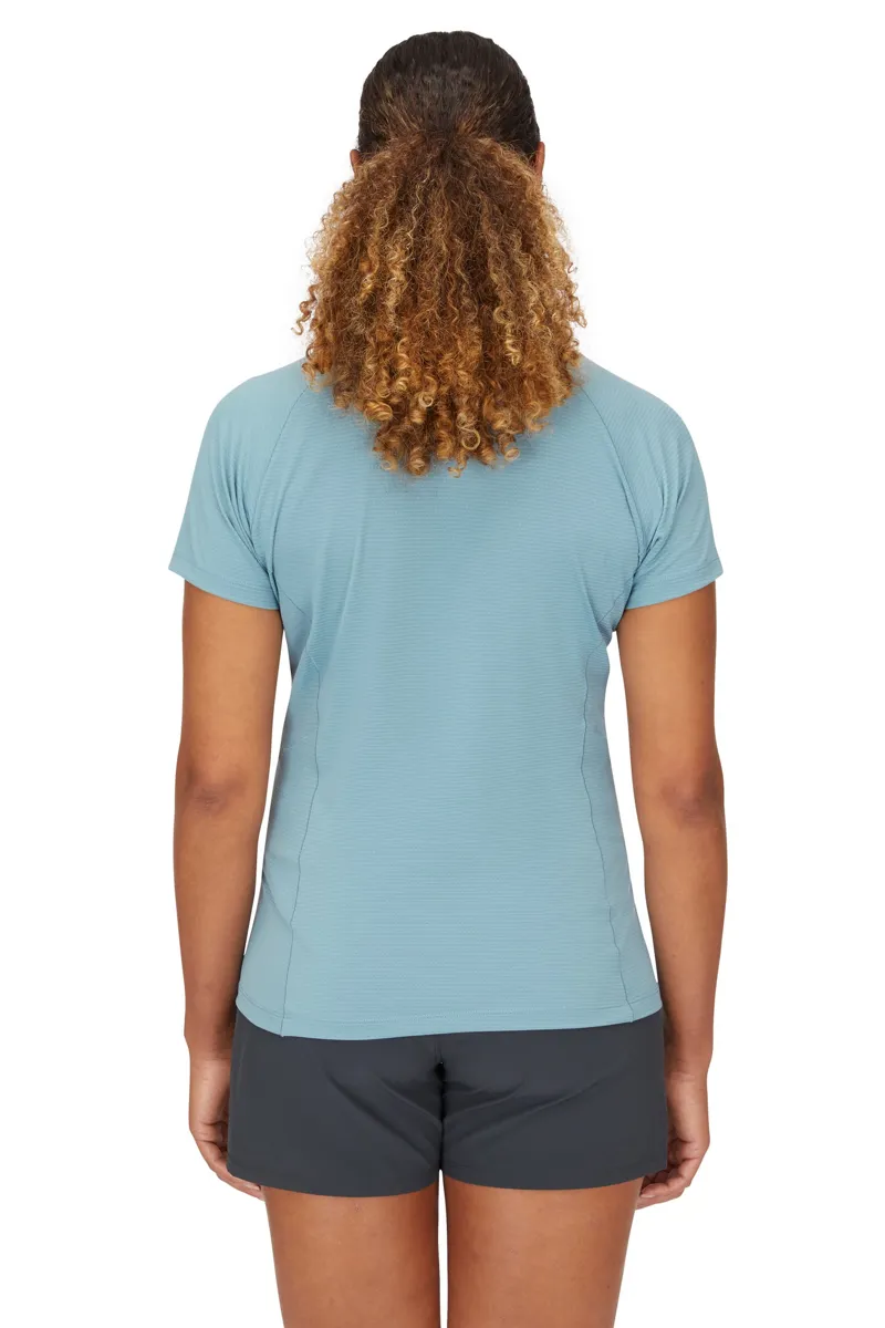 Rab Womens Sonic Short Sleeved Tee - Hibiscus-5