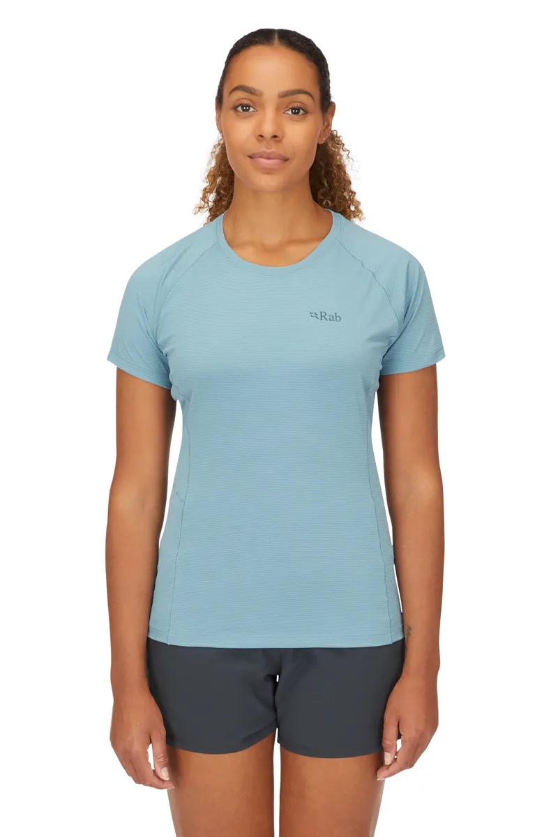 Rab Womens Sonic Short Sleeved Tee - Citadel-5