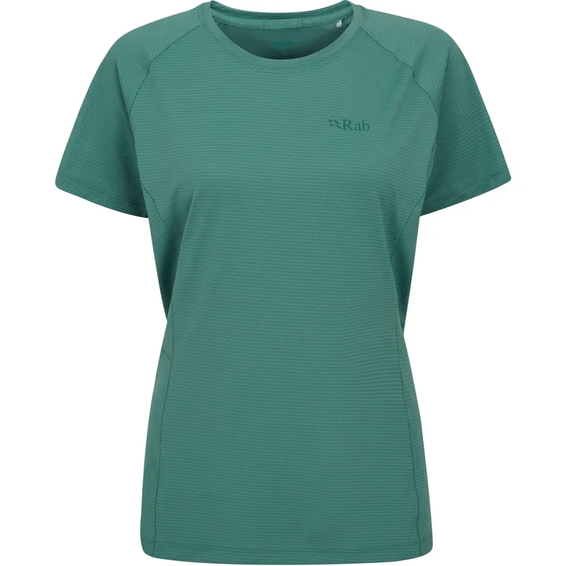 Rab Womens Sonic Short Sleeved Tee - Eucalyptus