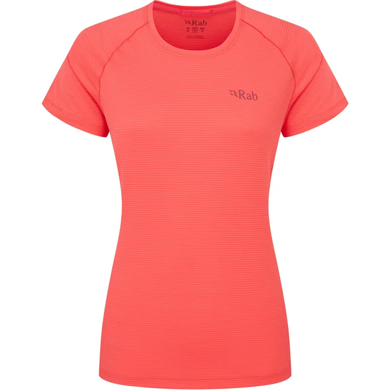 Rab Womens Sonic Short Sleeved Tee - Hibiscus