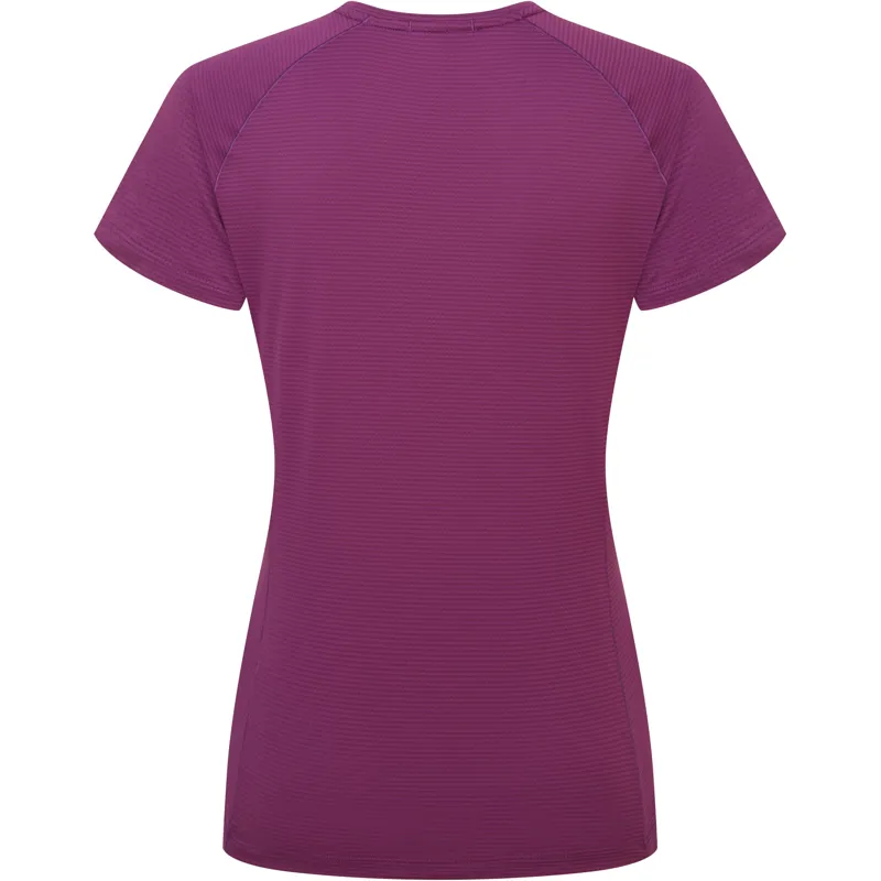 Rab Womens Sonic Short Sleeved Tee - Plum-1