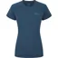 Rab Womens Sonic Short Sleeved Tee - Tempest Blue