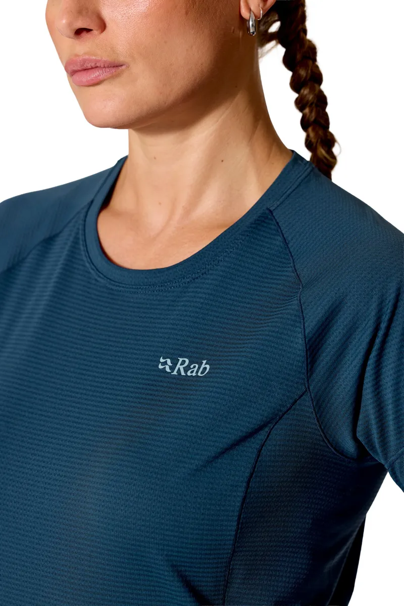 Rab Womens Sonic Tee - Tempest Blue-5