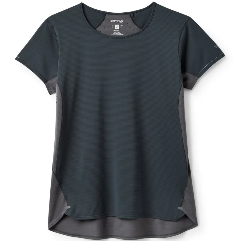Rab Womens Sonic Ultra Tee - Beluga-Graphene