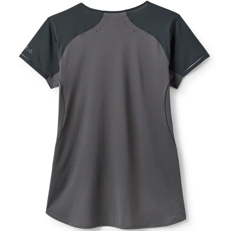 Rab Womens Sonic Ultra Tee - Beluga-Graphene-1