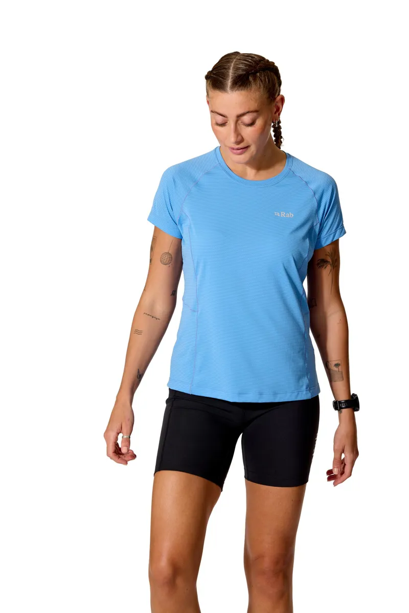 Rab Womens Sonic Ultra Tee - Beluga-Graphene-3