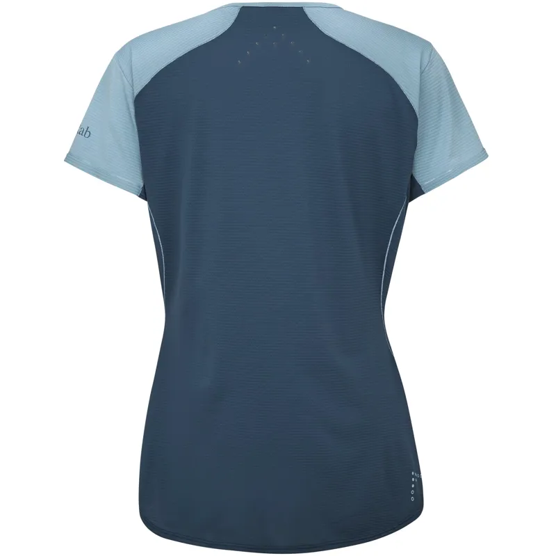 Rab Womens Sonic Ultra Tee - Citadel-Tempest Blue-1