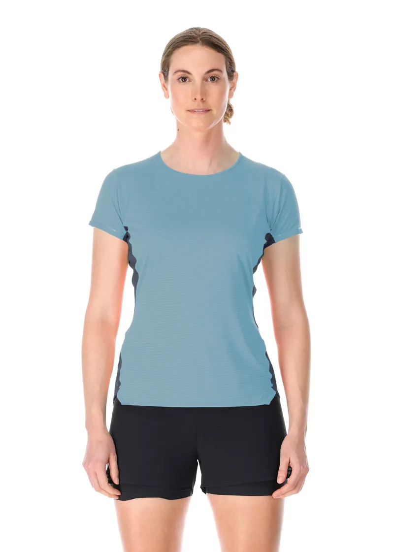 Rab Womens Sonic Ultra Tee - Citadel-Tempest Blue-2