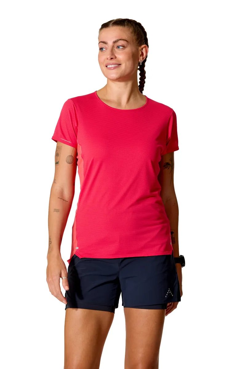 Rab Womens Sonic Ultra Tee - Watermelon-Hibiscus-9