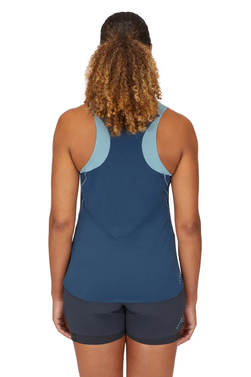 Rab Womens Sonic Ultra Vest - Citadel-Tempest Blue-4