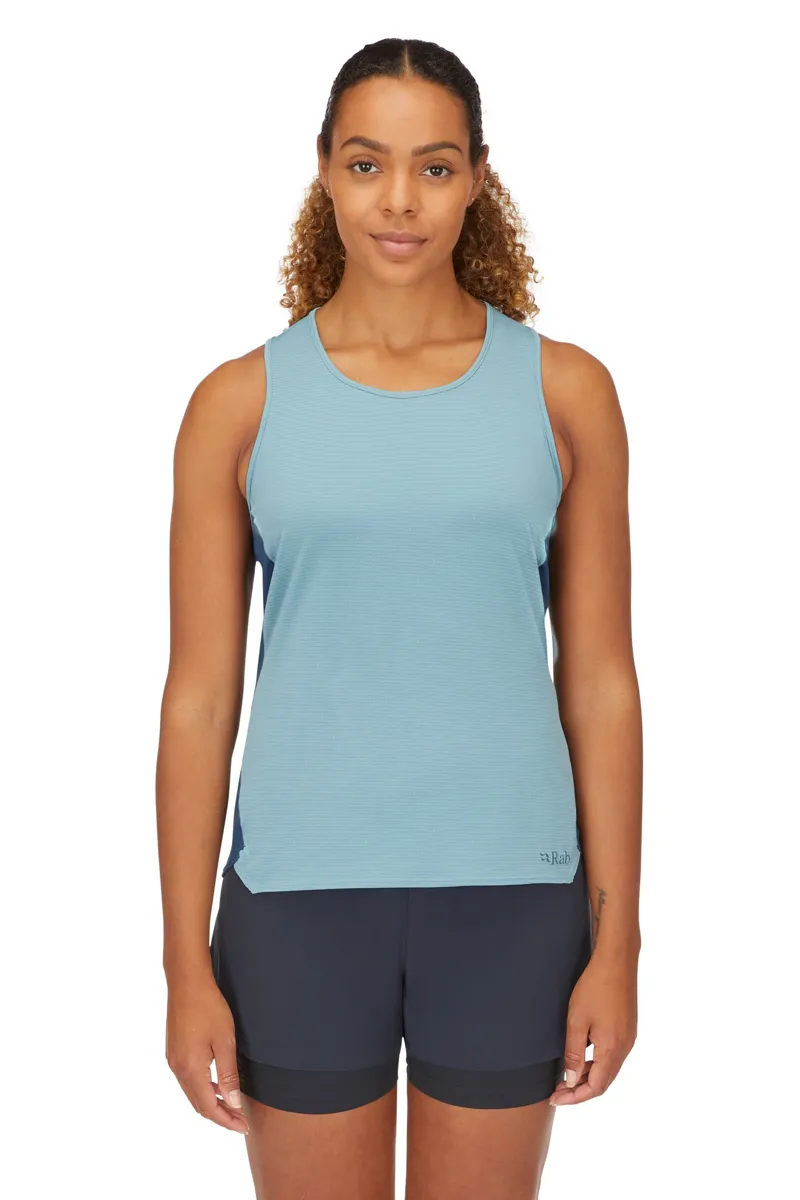 Rab Womens Sonic Ultra Vest - Citadel-Tempest Blue-3