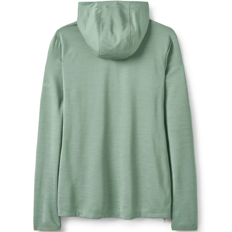 Rab Womens Staden Hoody - Dark Fig Green-1