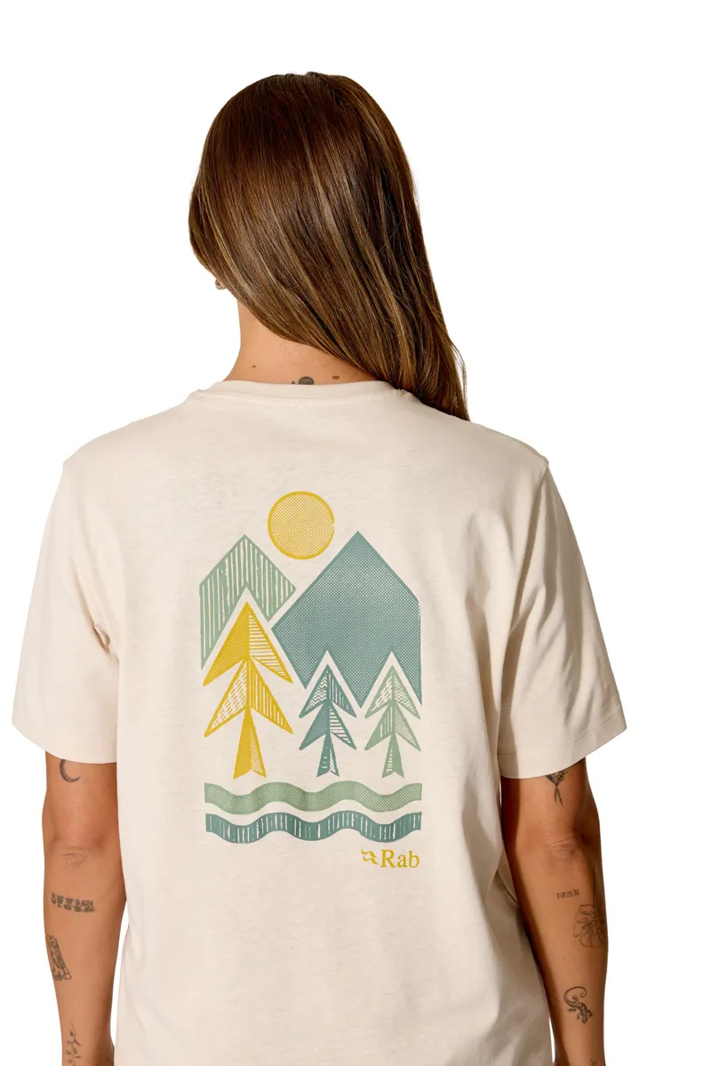 Rab Womens Stance Vista Tee - Ecru-7