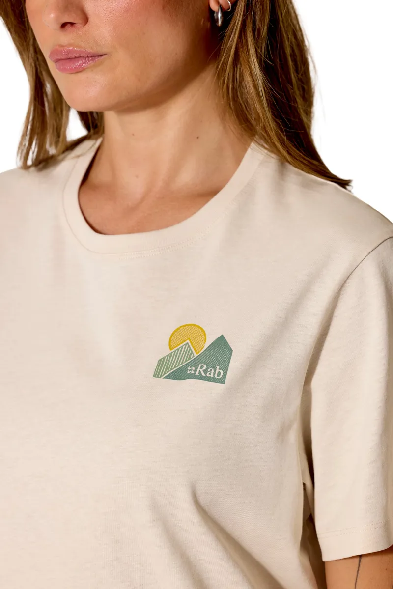 Rab Womens Stance Vista Tee - Ecru-8