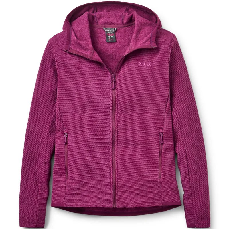 Rab Womens Stavel Hoody - Mulberry